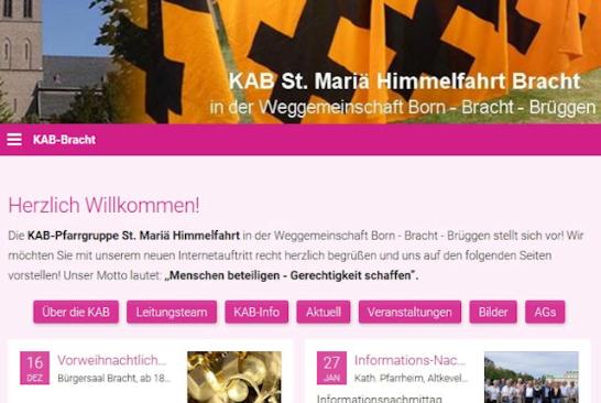 Homepage Bracht (c) KAB