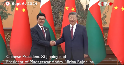 2024: Treffen der Präsidenten Xi Jinping und Rajolina