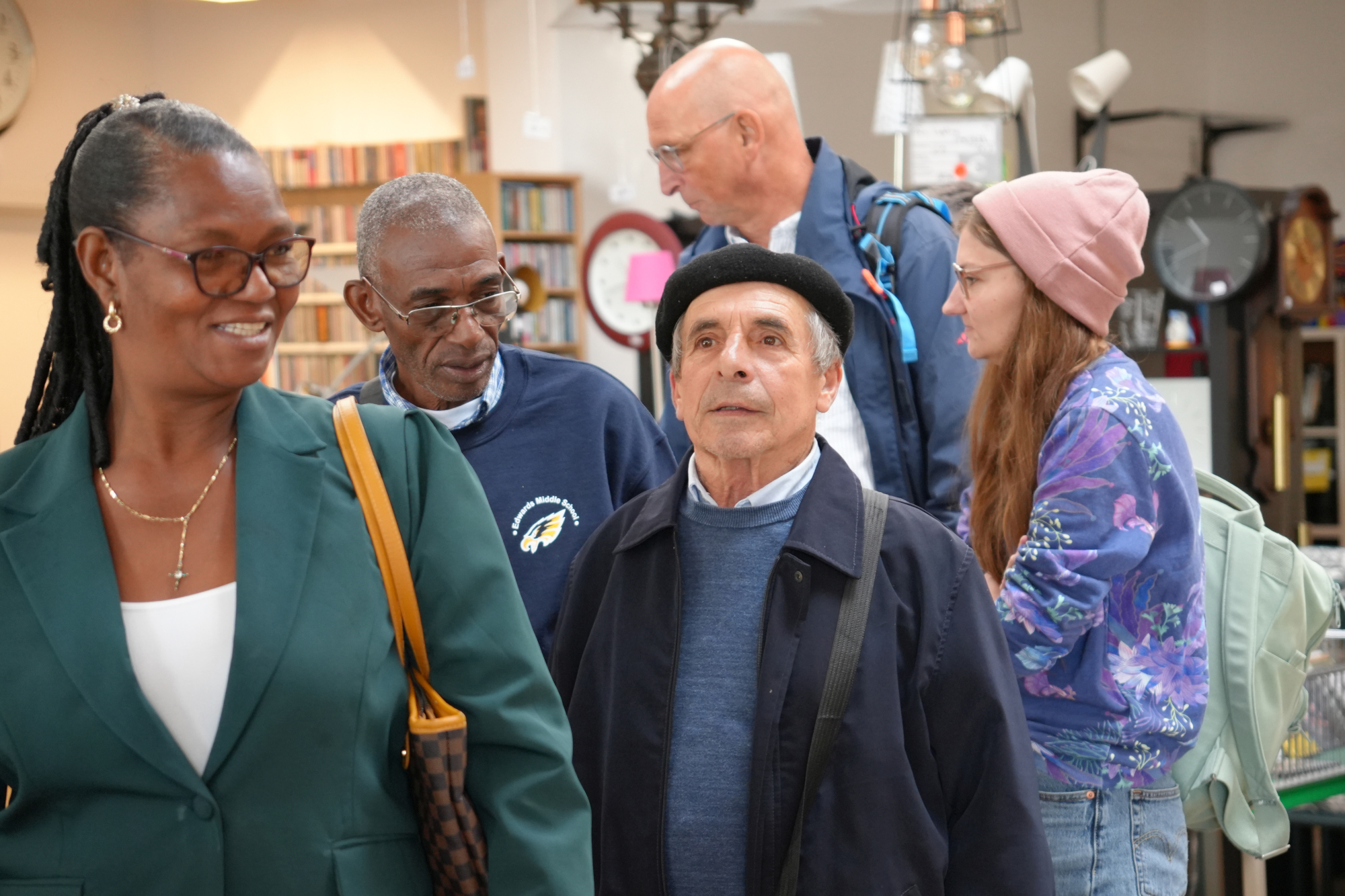 Delegation beim Volksverein Mönchengladbach (1. Okt. 2025) (c) Thomas Hohenschue
