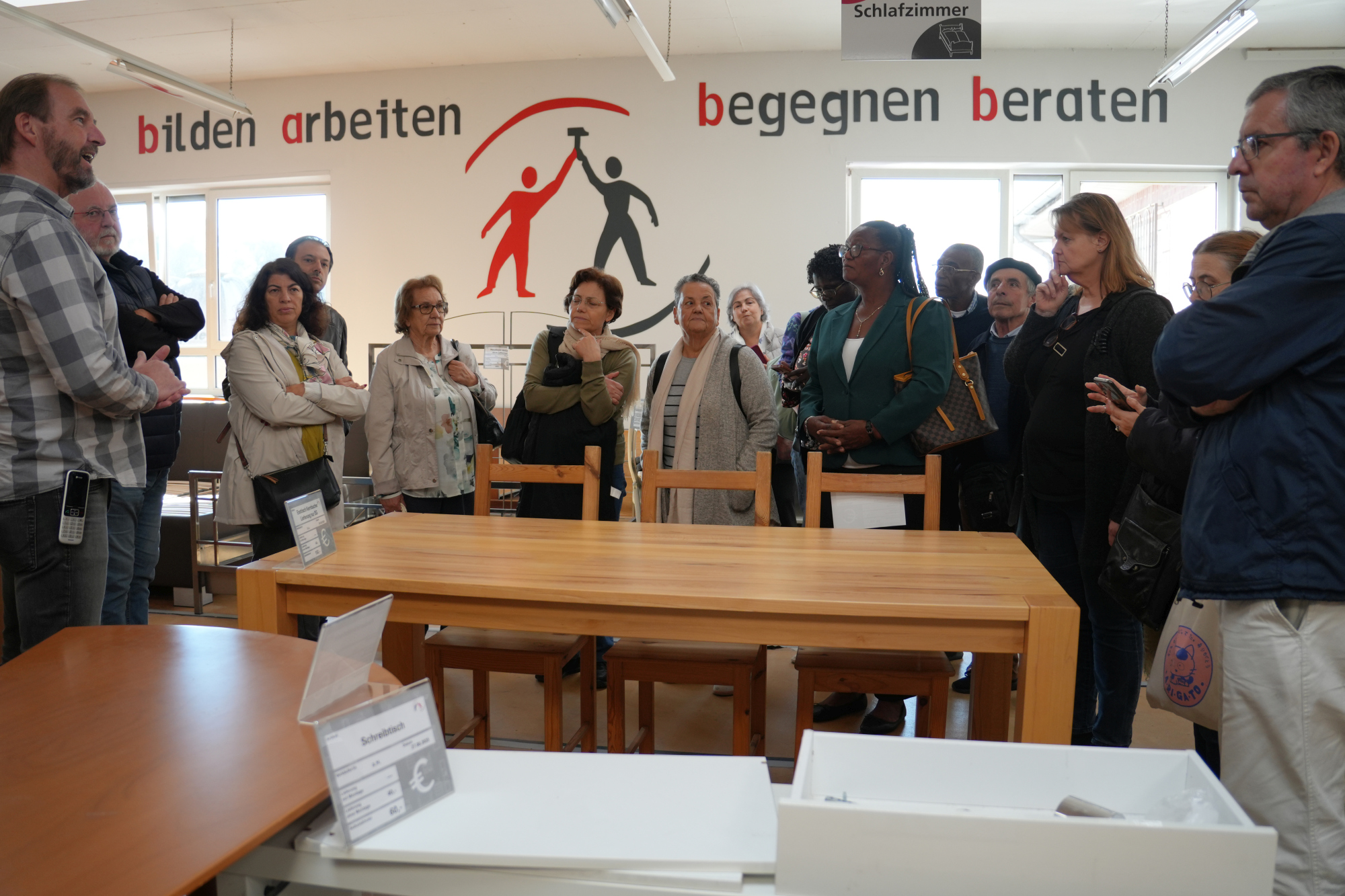 Delegation beim Volksverein Mönchengladbach (1. Okt. 2025) (c) Thomas Hohenschue