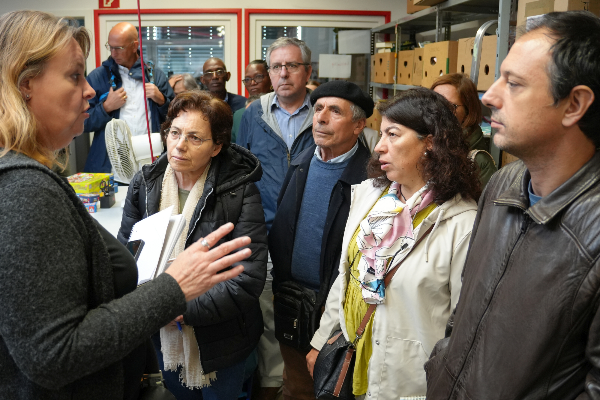 Delegation beim Volksverein Mönchengladbach (1. Okt. 2025) (c) Thomas Hohenschue