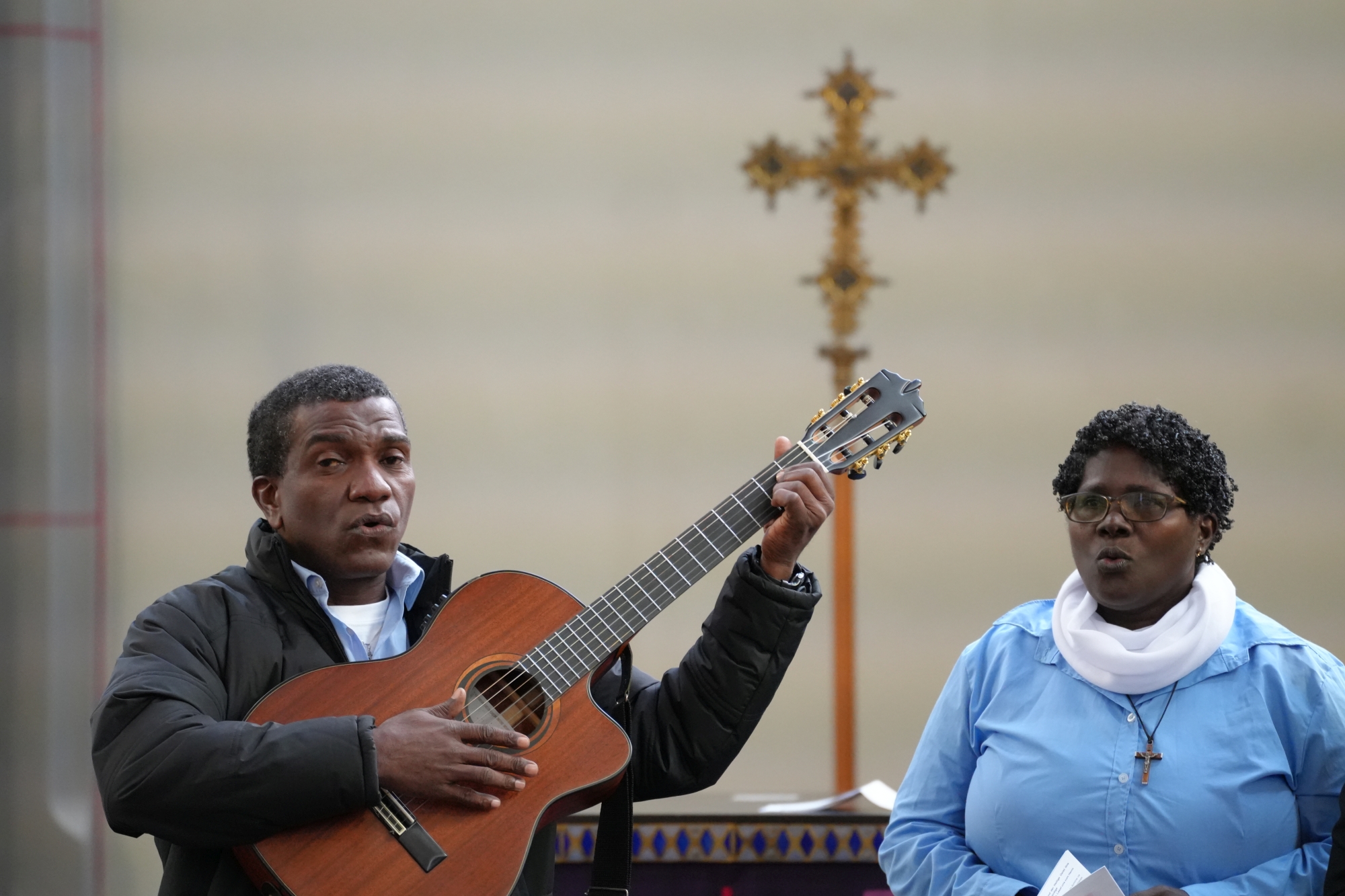 Delegation beim Gottesdienst in St. Josef Aachen (5. Okt. 2025) (c) Thomas Hohenschue