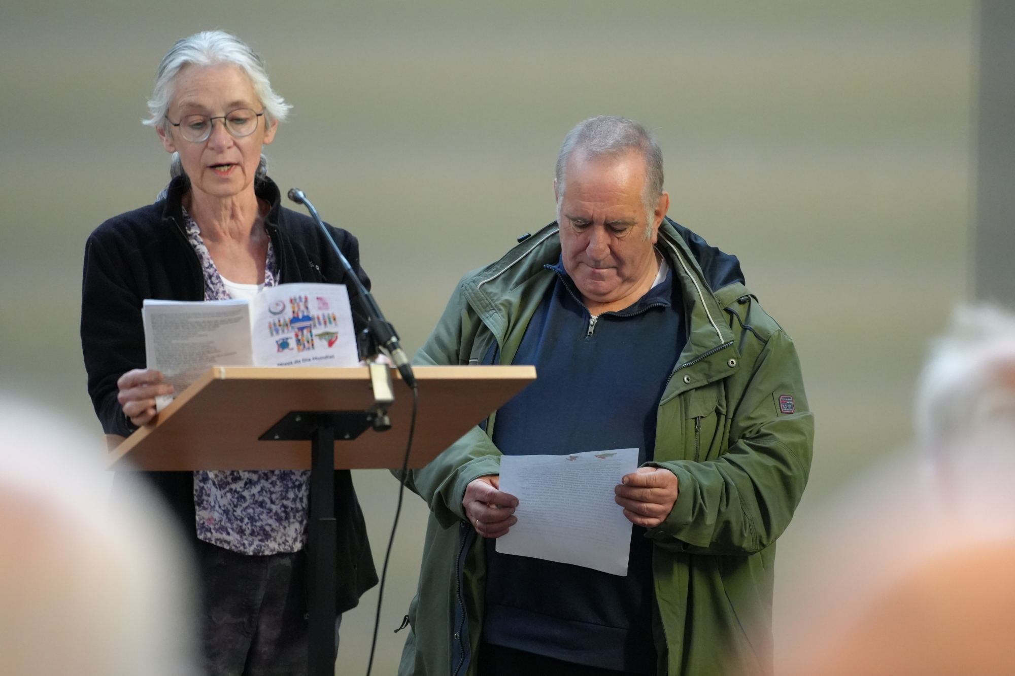 Delegation beim Gottesdienst in St. Josef Aachen (5. Okt. 2025) (c) Thomas Hohenschue