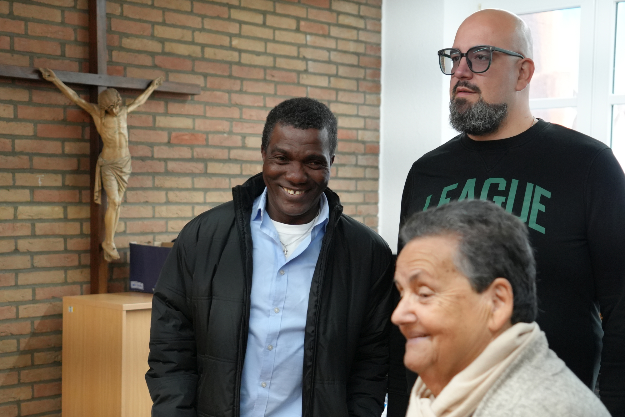 Delegation beim Mittagessen in der OT Josefshaus Aachen (5. Okt. 2025) (c) Thomas Hohenschue