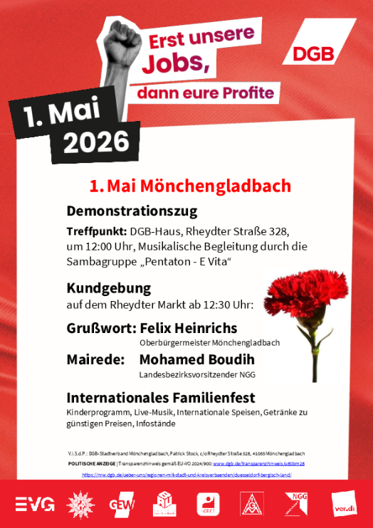 1. Mai Mönchengladbach (c) DGB