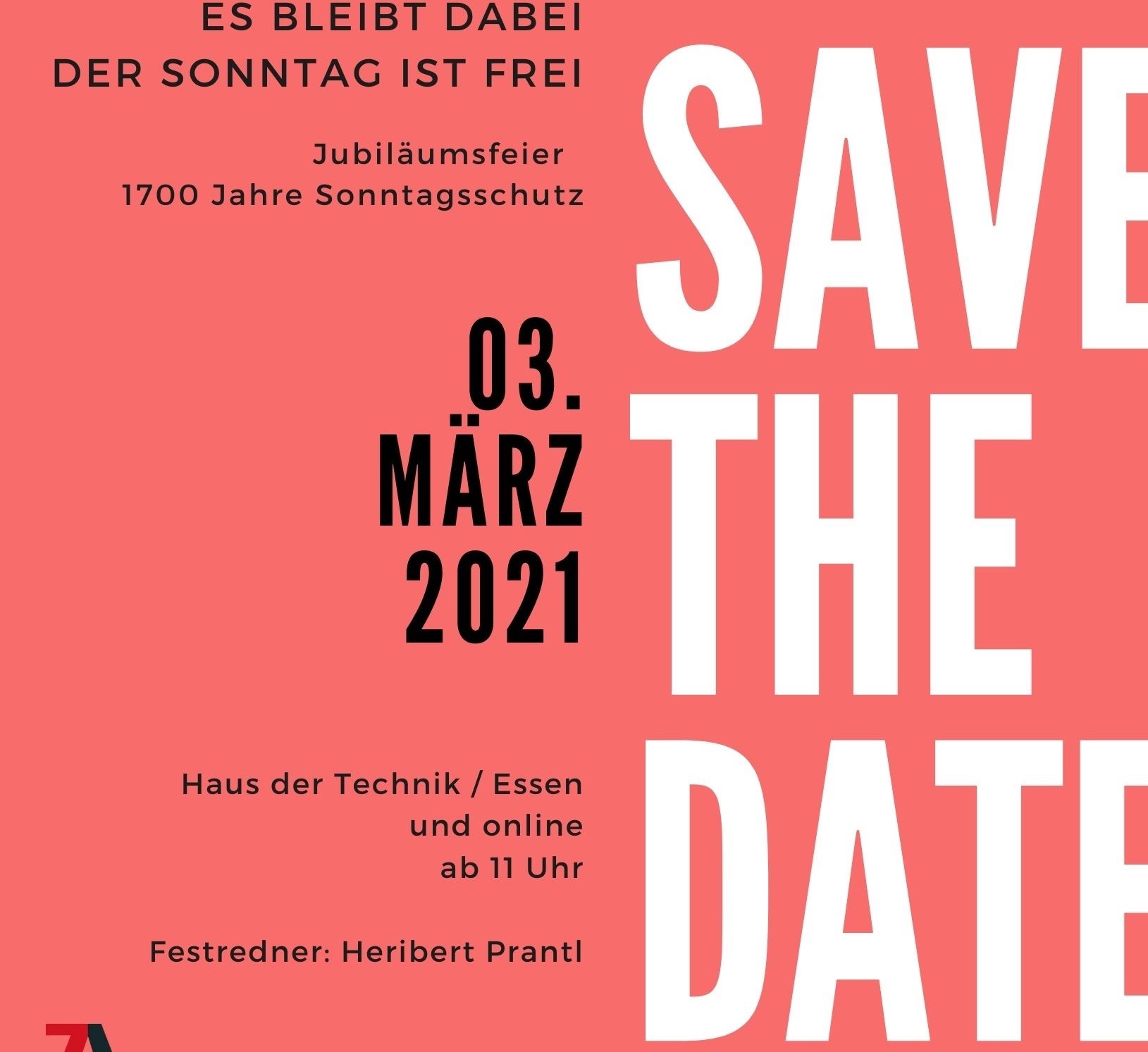 Save-the-Date_3.3.2021_Sonntagsjubiläum_Quadrat (002) (c) Allianz