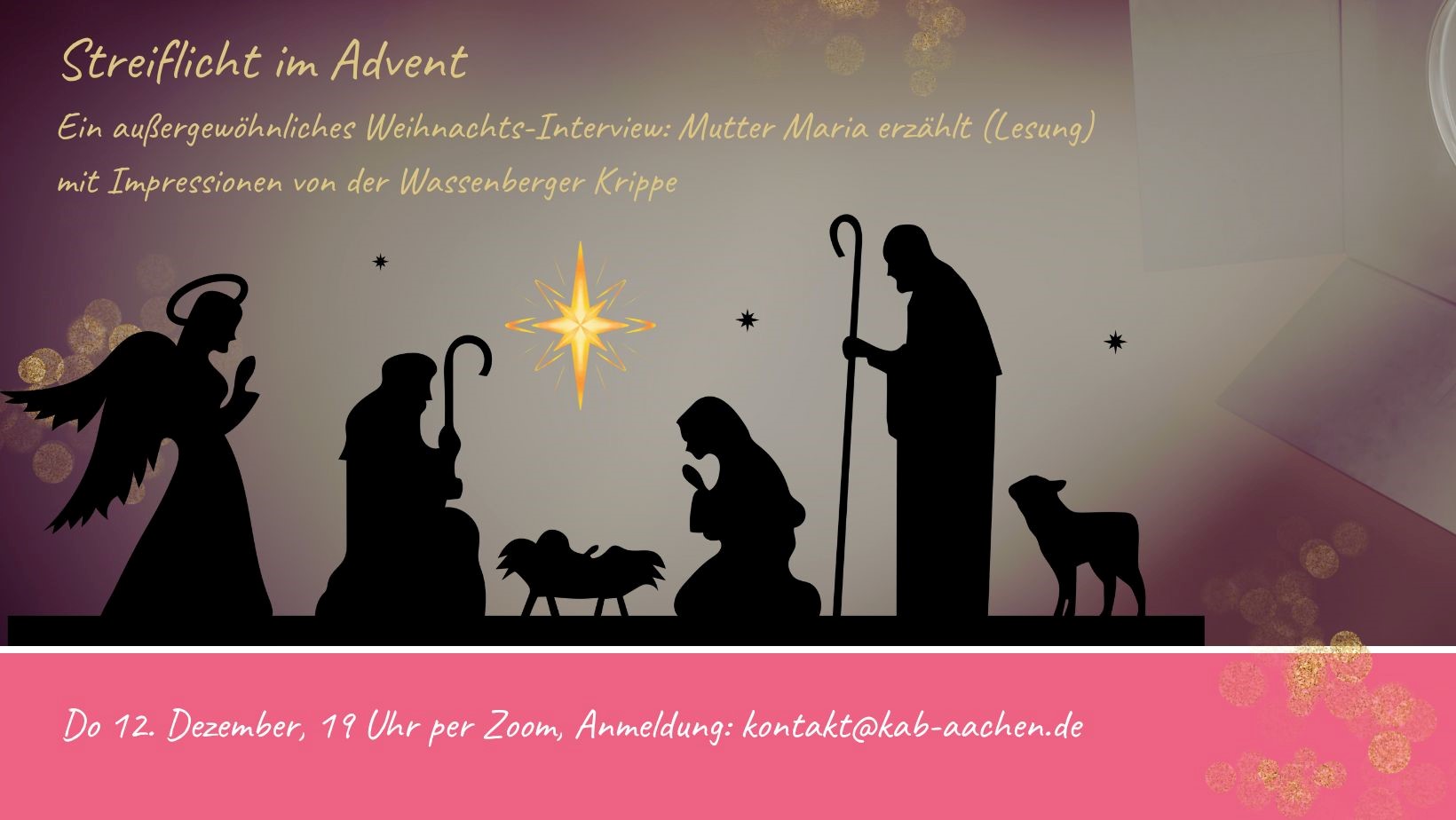 Streiflicht im Advent (c) KAB