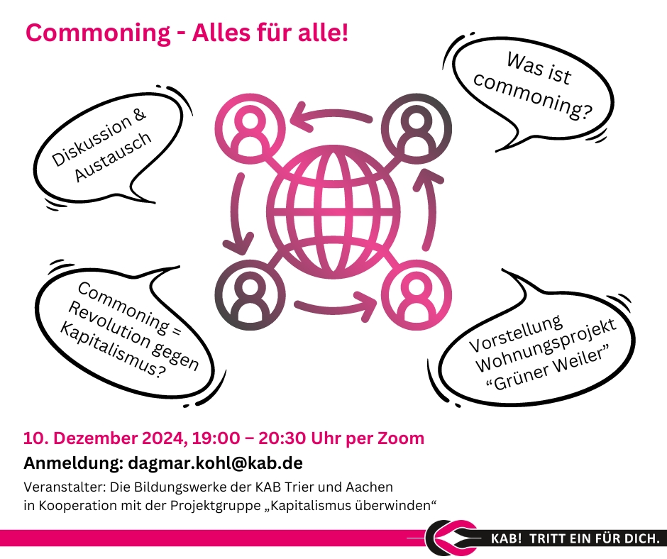 Commoning - Alles für alle (c) KAB