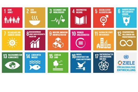 Grafik über die 17 Ziele (c) UN