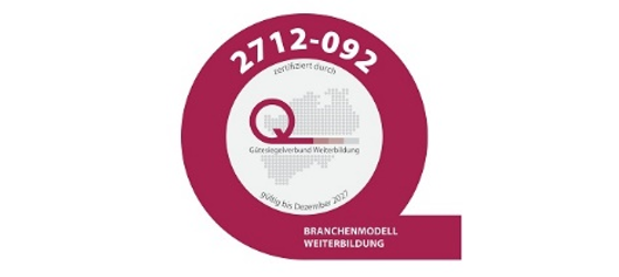 Gütesiegelverbund Weiterbildung 2712-092